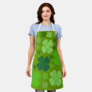Search for saint patricks day aprons Shamrock