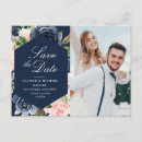 Search for navy blush save the dates Modern