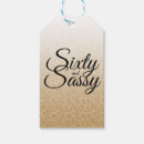 Search for 60th birthday gift tags Gold glitter