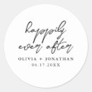 Search for happily ever after wedding stickers Modern