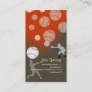 Search for baseball business cards Balls