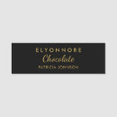 Search for black and gold name tags Professional