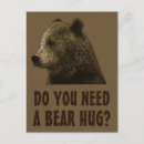 Search for hugs vertical postcards Bear