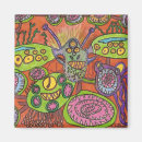 Search for alien creature magnets Green