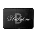 Search for monogrammed bath mats Typography