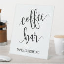 Search for coffee bar weddings Minimalist