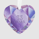 Search for gemstone christmas tree decorations Purple
