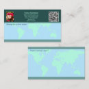 Search for geography business cards World