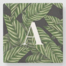 Search for palm leaf coasters Green
