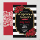 Search for red black bridal shower invitations Black white stripes