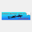 Search for scuba bumper stickers Sport