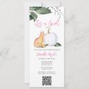 Search for autumn baby girl shower invitations Fall
