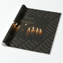 Search for menorah wrapping paper Lights