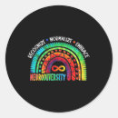 Search for autism rainbow stickers Neurodiversity