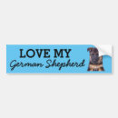 Search for german shepherd bumper stickers Pets