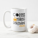 Search for makes everything better mugs Typography