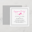 Search for contemporary engagement party invitations We're engaged