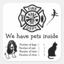 Search for in case of fire stickers Dog