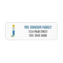 Search for letter j return address labels Initial