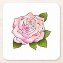 Search for rose drawing coasters Pink