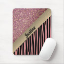 Search for zebra and pink mouse mats Glam