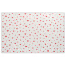 Search for red and white hearts fabric Girly