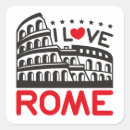 Search for rome travel stickers Famous iconic landmark