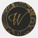 Search for ornate letter w stickers Black