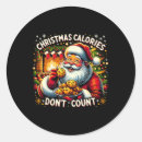 Search for calories stickers Santa
