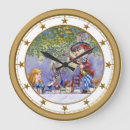 Search for mad hatter clocks Alice in wonderland