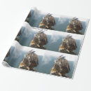 Search for owls wrapping paper Great horned owl