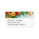Search for yellow roses return address labels Colourful