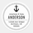Search for nautical address stickers Anchor