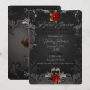 Search for gothic bridal shower invitations Dark