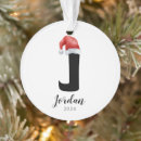Search for letter j christmas tree decorations Letters