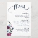 Search for floral wedding menus Typography