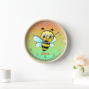 Search for cartoon bee clocks Honey