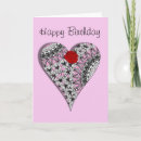 Search for hearts and roses birthday cards Pink