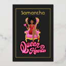 Search for afro invitations Black