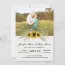 Search for simple sunflower wedding invitations Chic