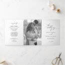 Search for tri fold wedding programs Elegant