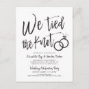 Search for tied the knot invitations Just married