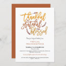 Search for thankful grateful blessed invitations Autumn