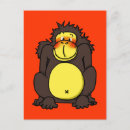 Search for funny gorilla postcards Zoo