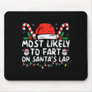 Search for fart mouse mats Santa's