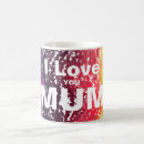 Search for i love you mum mugs Text
