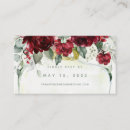Search for red rose business cards Peony
