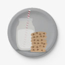 Search for milk and cookies plates Party