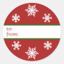 Search for red with white snowflakes stickers Seasonal