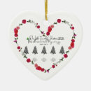 Search for hearts christmas tree decorations Newlyweds